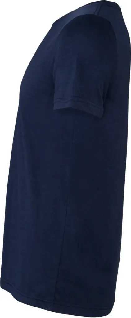 Unisex Triblend T-shirt met korte mouwen, solid navy triblend — productfoto 10