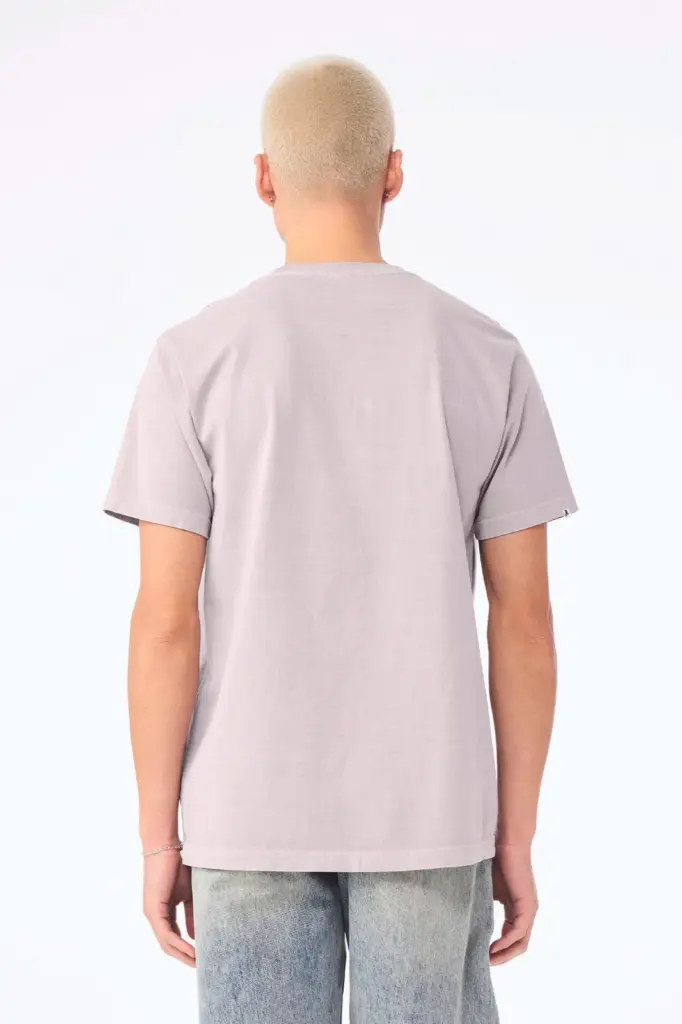 Dik uniseks t-shirt met vintage wash — productfoto 3