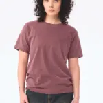 Dik uniseks t-shirt met vintage wash — productfoto 4