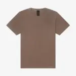 Dik uniseks t-shirt met vintage wash, washed cocoa — productfoto 11