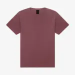 Dik uniseks t-shirt met vintage wash, washed maroon — productfoto 13