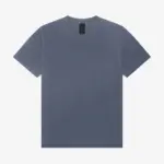 Dik uniseks t-shirt met vintage wash, washed navy — productfoto 14