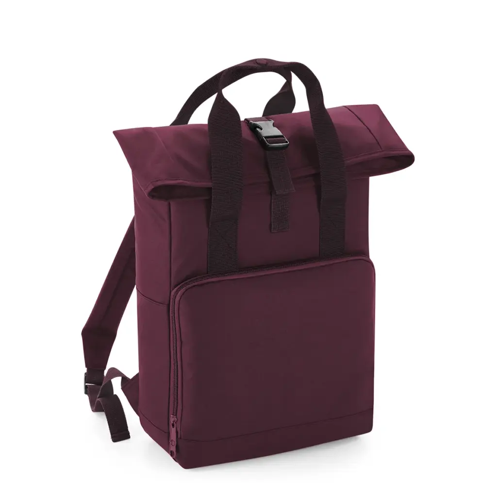 Rugzak met dubbel hengsel, burgundy — productfoto 5