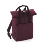 Rugzak met dubbel hengsel, burgundy — productfoto 5