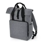 Gerecyclede rugzak voor laptop, grey marl — productfoto 8