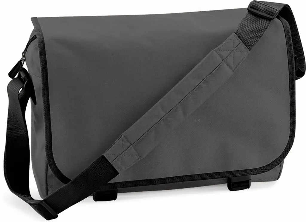 PS_BG21_GRAPHITEGREY - Hidalgo-werbeartikel Messenger Bag, graphite grey — productfoto 8