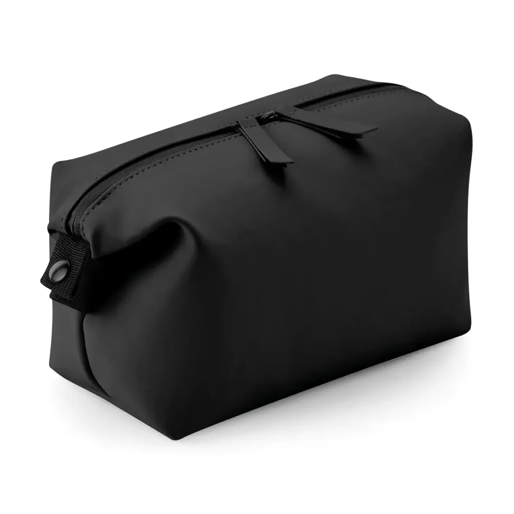 PS_BG330-FS_BLACK - Hidalgo Toilettas van mat polyurethaan, black — productfoto 5
