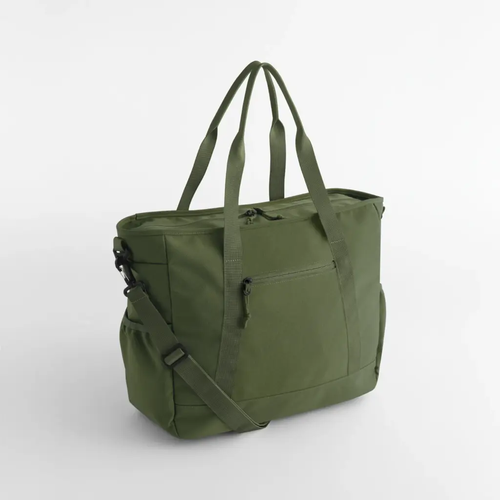 Cabas tas Ramble, moss green — productfoto 5