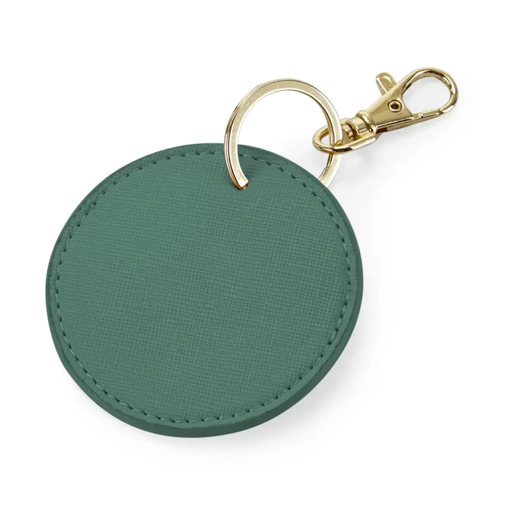 PS_BG745_SAGEGREEN - Hidalgo-werbeartikel Ronde sleutelhanger, sage green — productfoto 6