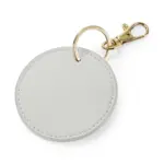PS_BG745_SOFTGREY - Hidalgo-werbeartikel Ronde sleutelhanger, soft grey — productfoto 8