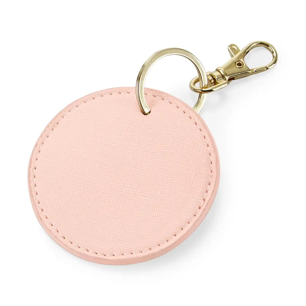 PS_BG745_SOFTPINK - Hidalgo-werbeartikel Ronde sleutelhanger, soft pink — productfoto 9