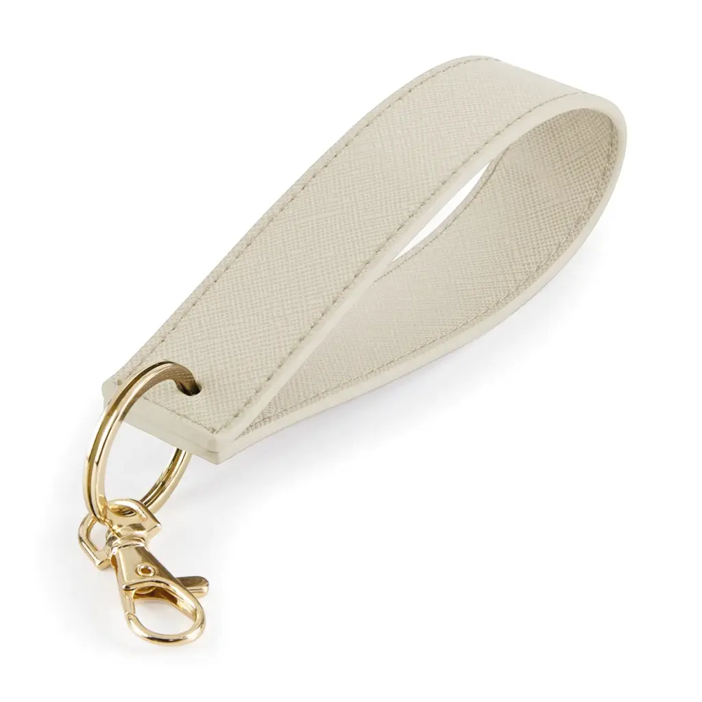 PS_BG747_OYSTER - Hidalgo-werbeartikel Sleutelhanger met lus Boutique, oyster — productfoto 6