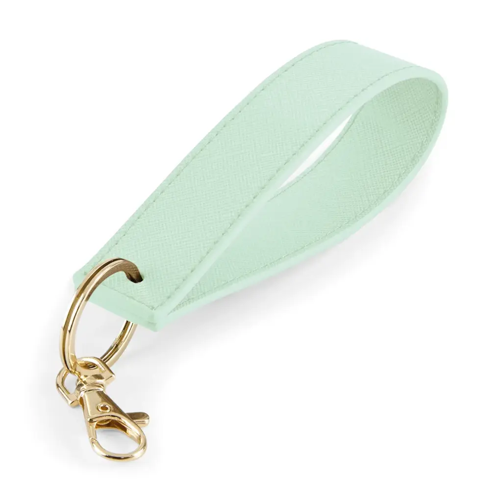 PS_BG747_SOFTMINT - Hidalgo-werbeartikel Sleutelhanger met lus Boutique, soft mint — productfoto 9