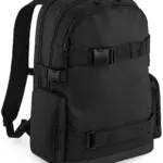 Old school skater rugzak, black — productfoto 5