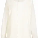 PS_BT2264_CREAM - Hidalgo Riola Crepe de Chine blouse, cream — productfoto 2