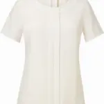 Blouse in Chinese crêpe FELINA, white — productfoto 3