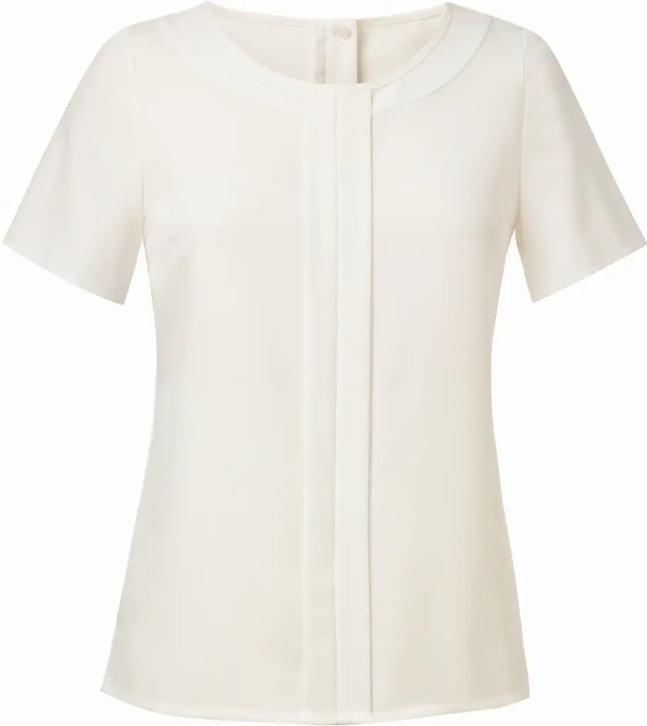 Blouse in Chinese crêpe FELINA, white — productfoto 3