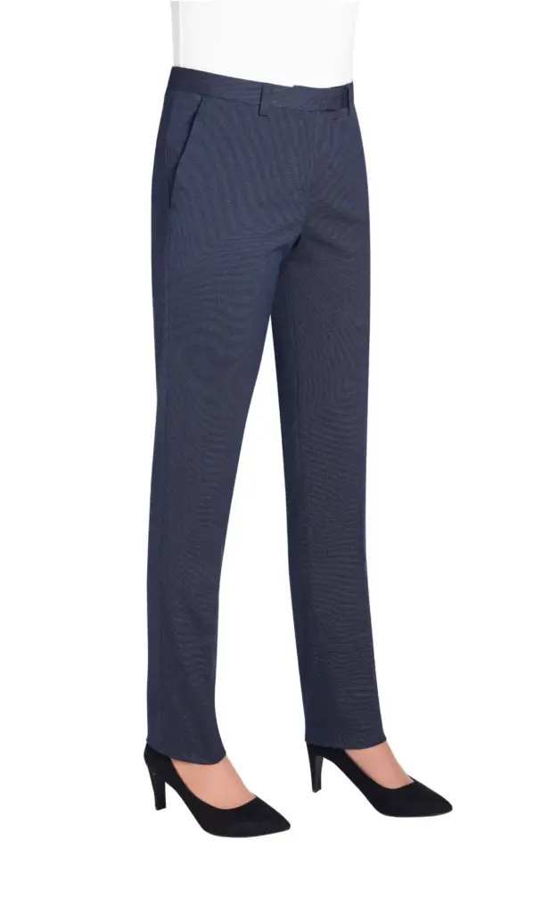 PS_BT2276_NAVYPINDOT - Hidalgo Pantalon Ophelia, navy pin dot — productfoto 3