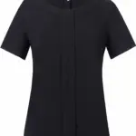 Blouse in Chinese crêpe VERONA, black — productfoto 2
