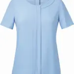 Blouse in Chinese crêpe VERONA, sky blue — productfoto 4