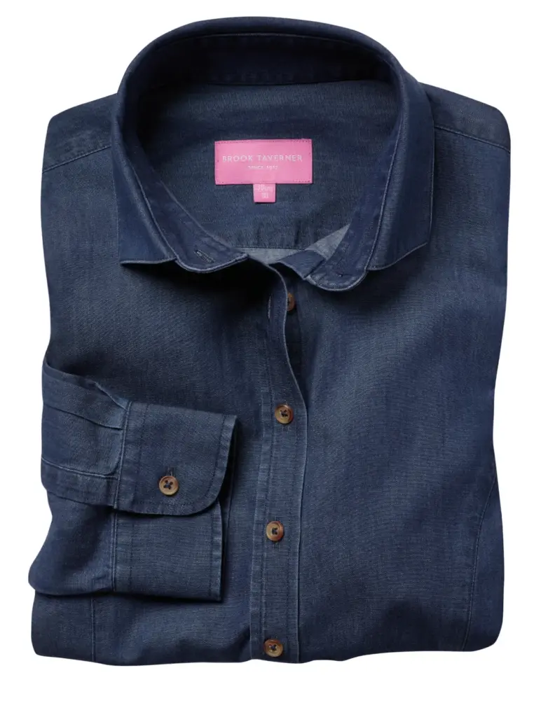 Overhemd Banff, denim — productfoto 3