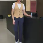 Damesgilet Béatrice, getailleerde snit