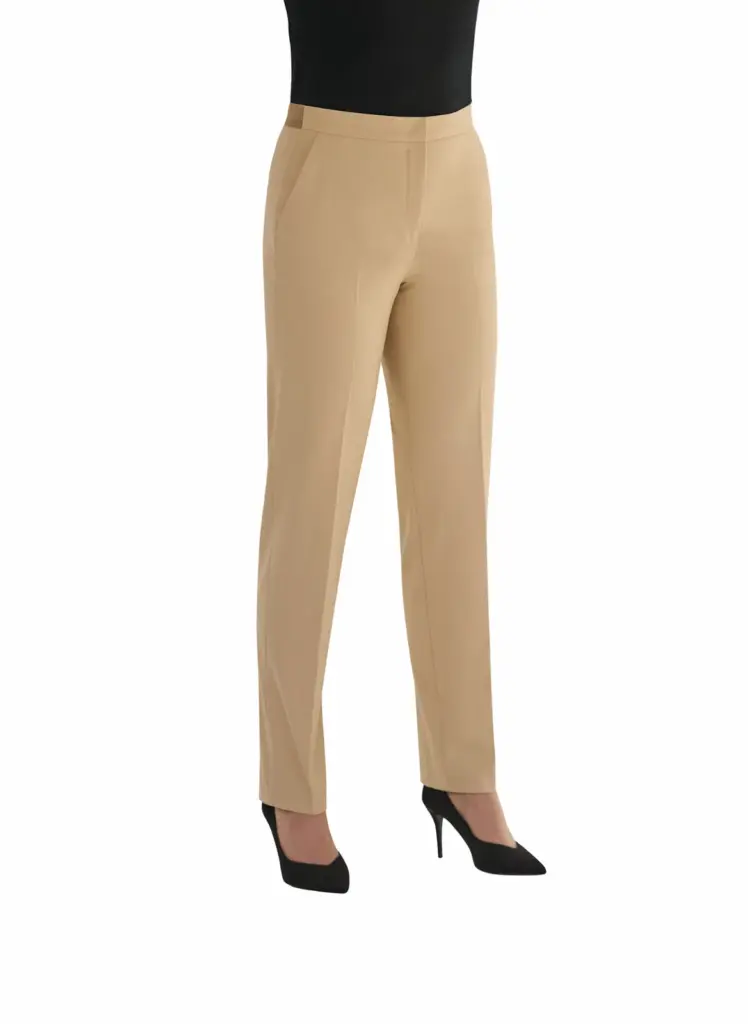 PS_BT2392-FS_SAND - Hidalgo-werbeartikel Damespantalon Eleanor slimfit, sand — productfoto 4