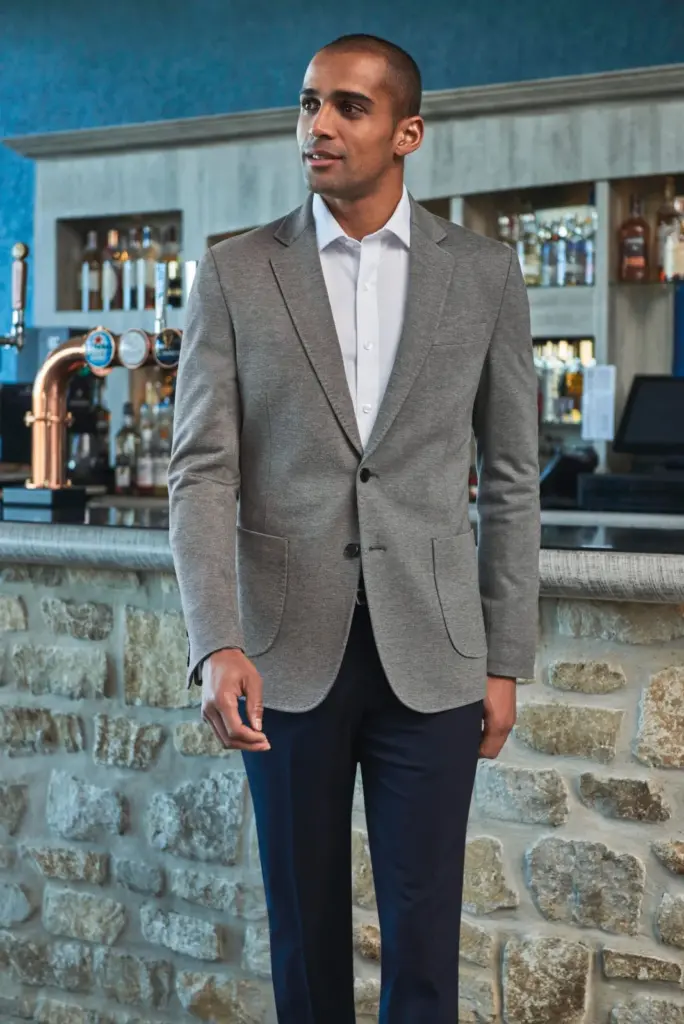 BT4374-3_2024 - Hidalgo-werbeartikel Jersey heren blazer — productfoto 3