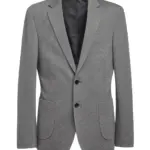Jersey heren blazer, grey — productfoto 5