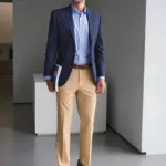 Heren Pantalon Oliver, getailleerde snit