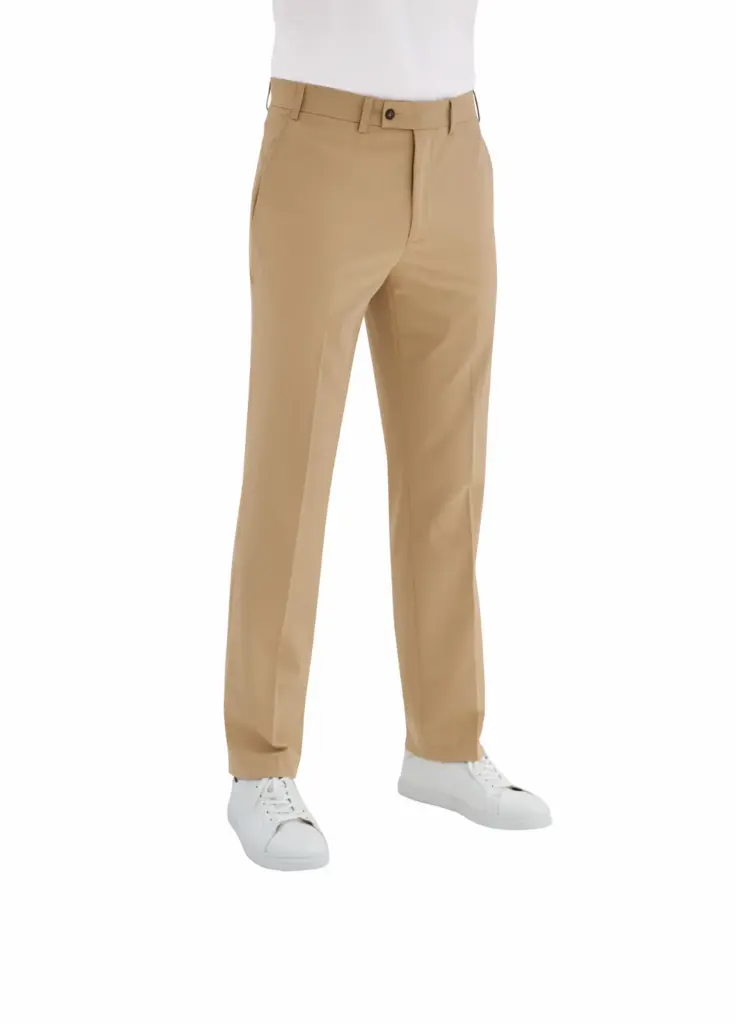 Heren Pantalon Oliver, getailleerde snit, sand — productfoto 3