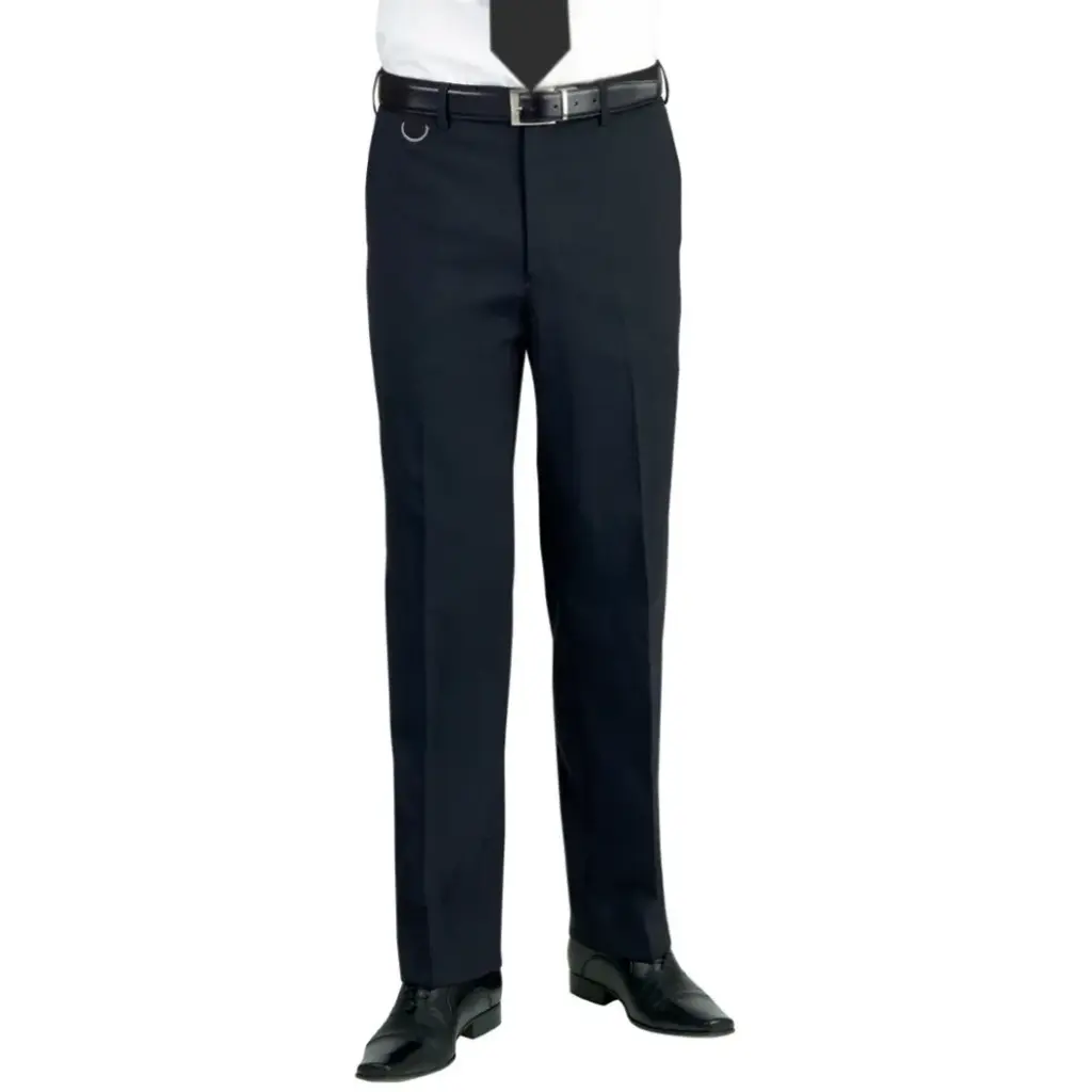Pantalon flat front Mars, black — productfoto 4