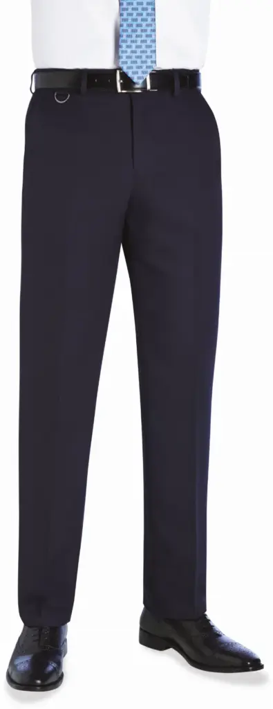 Pantalon flat front Mars, navy — productfoto 5