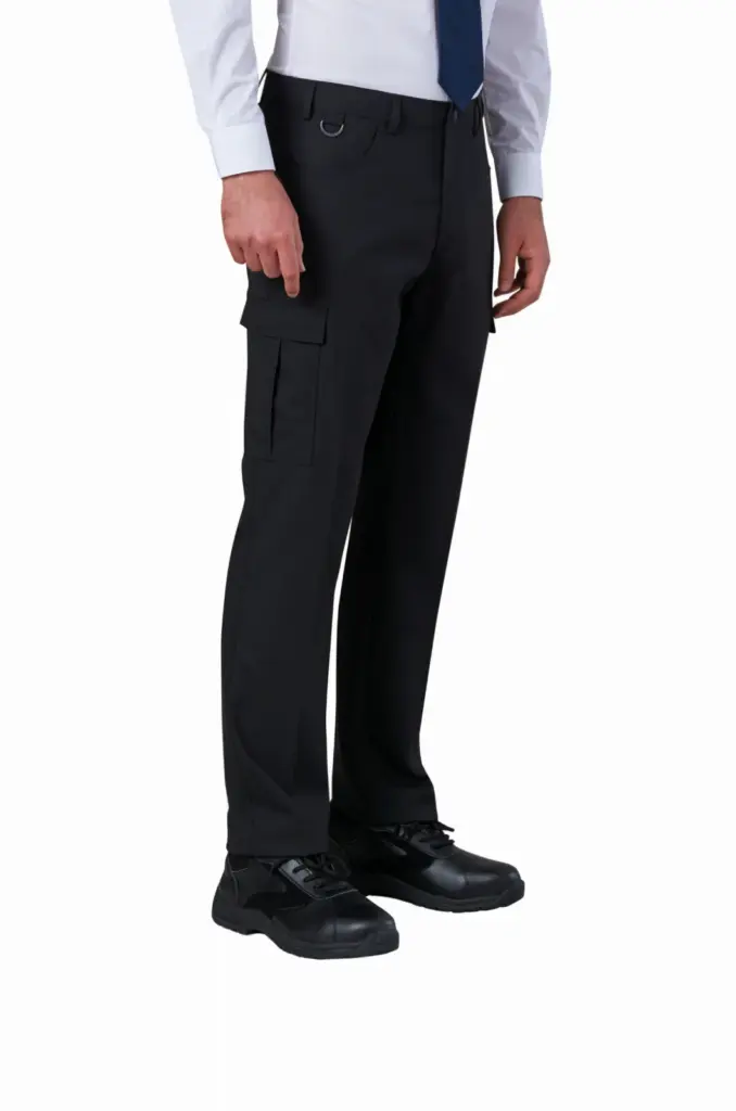 PS_BT8968-FS_BLACK - Hidalgo-werbeartikel Heren Cargobroek Tours, black — productfoto 2