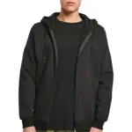 Zware hoodie met rits