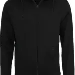 Zware hoodie met rits, black — productfoto 5