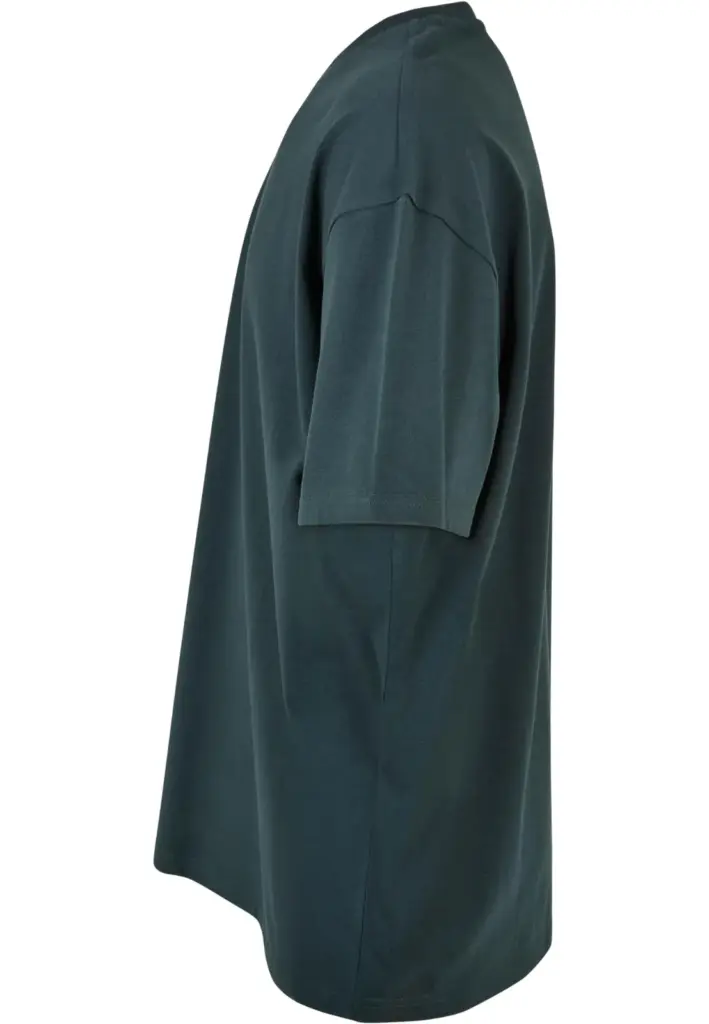 Oversized T-shirt zware stof, bottlegreen — productfoto 8