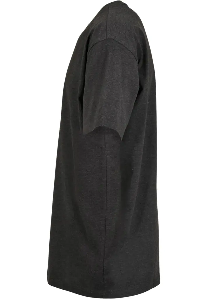 Oversized T-shirt zware stof, charcoal — productfoto 9
