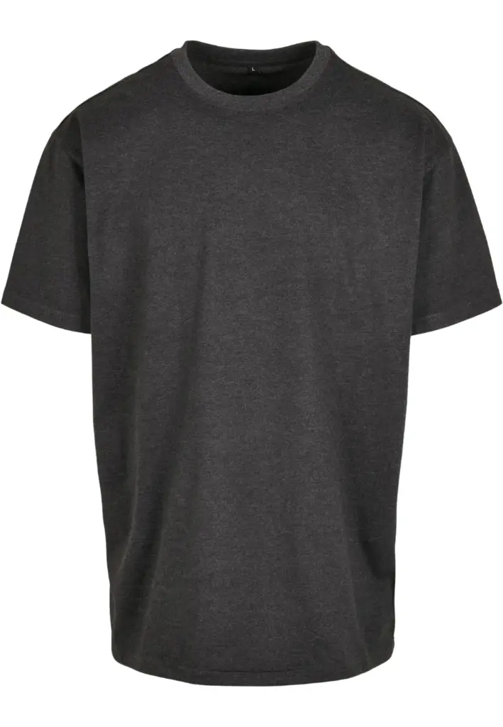 Oversized T-shirt zware stof, charcoal — productfoto 20