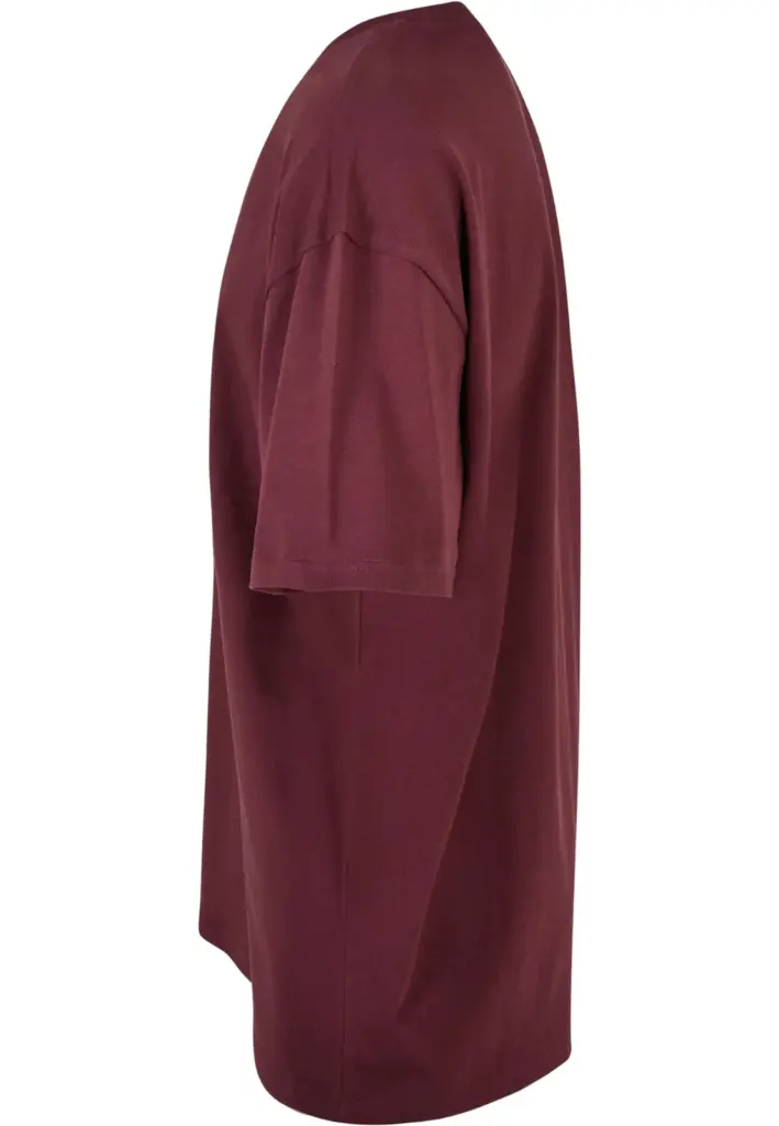 Oversized T-shirt zware stof, cherry — productfoto 10