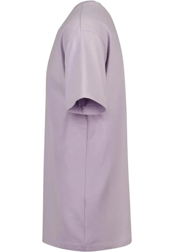 Oversized T-shirt zware stof, lilac — productfoto 14