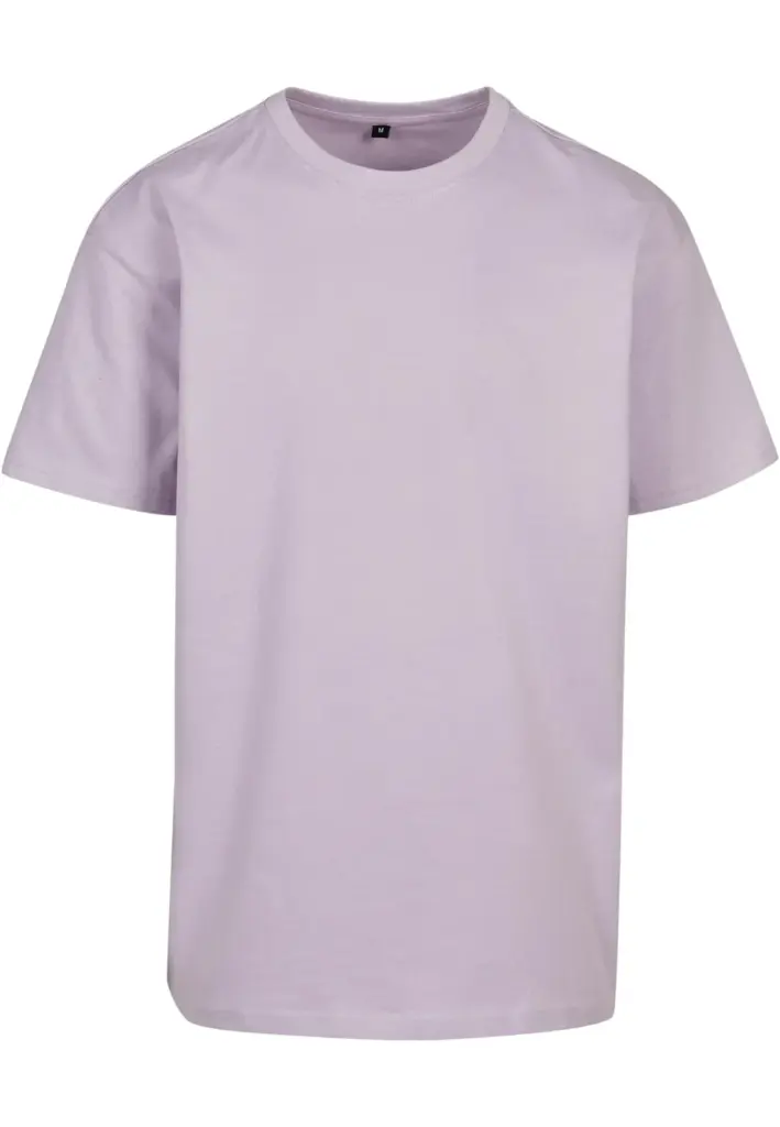 Oversized T-shirt zware stof, lilac — productfoto 24