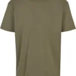 Oversized T-shirt zware stof, olive — productfoto 16