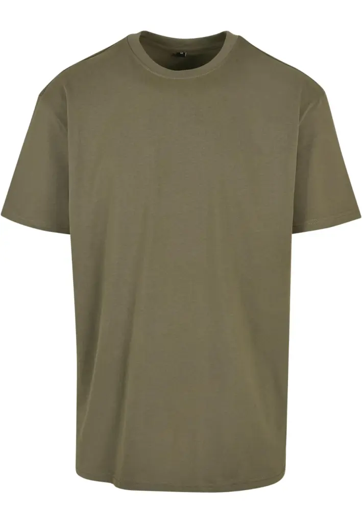 Oversized T-shirt zware stof, olive — productfoto 16