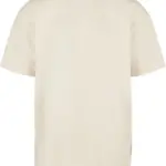 Oversized T-shirt zware stof, sand — productfoto 28