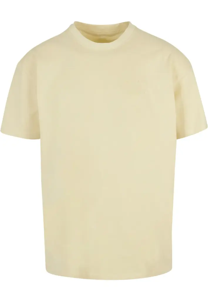 Oversized T-shirt zware stof, softyellow — productfoto 30