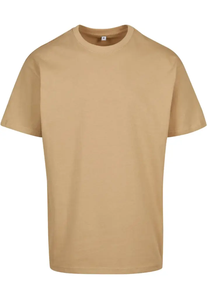 Oversized T-shirt zware stof, unionbeige — productfoto 31