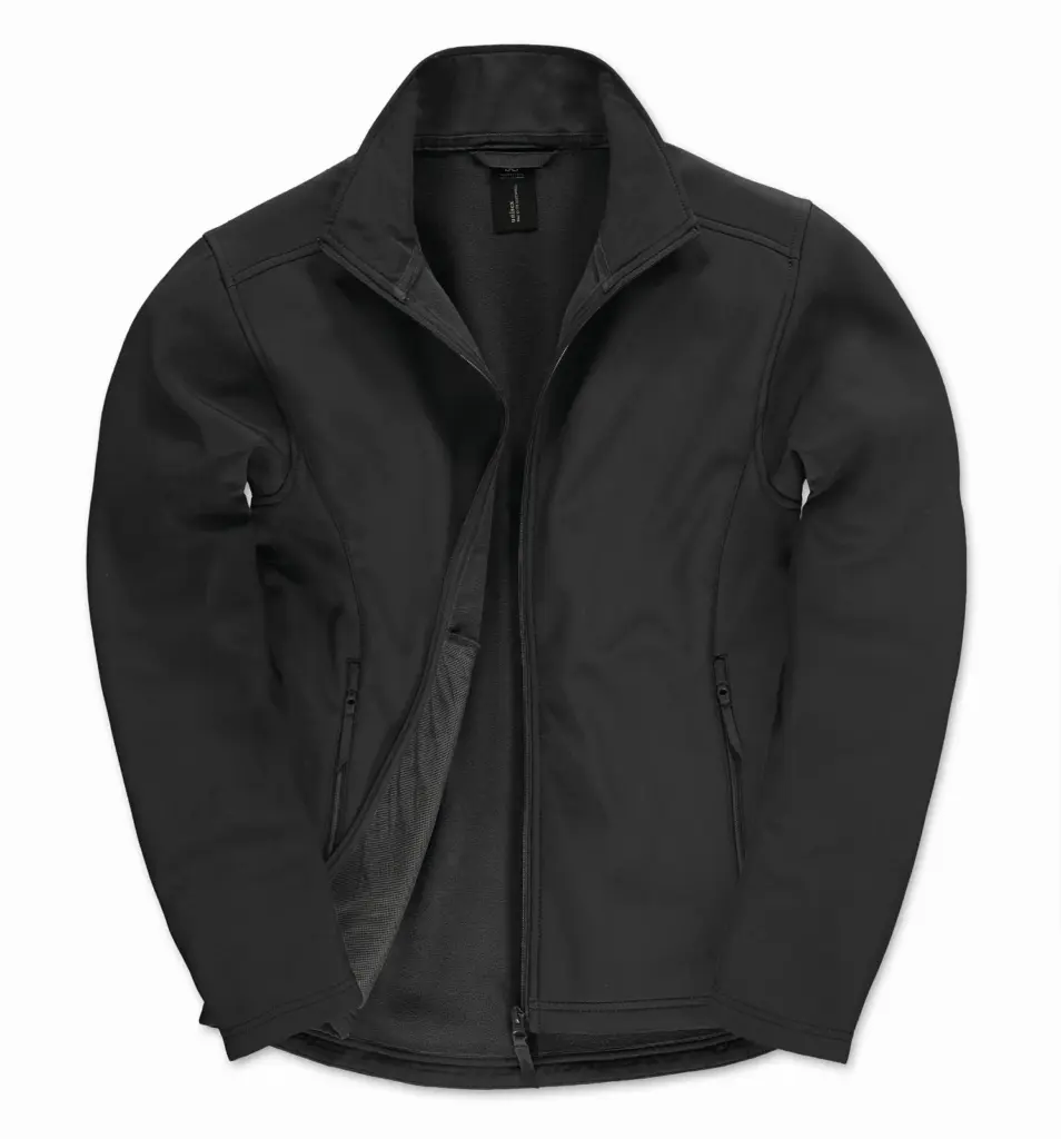 Id.701 Softshell / Men, black / black — productfoto 5