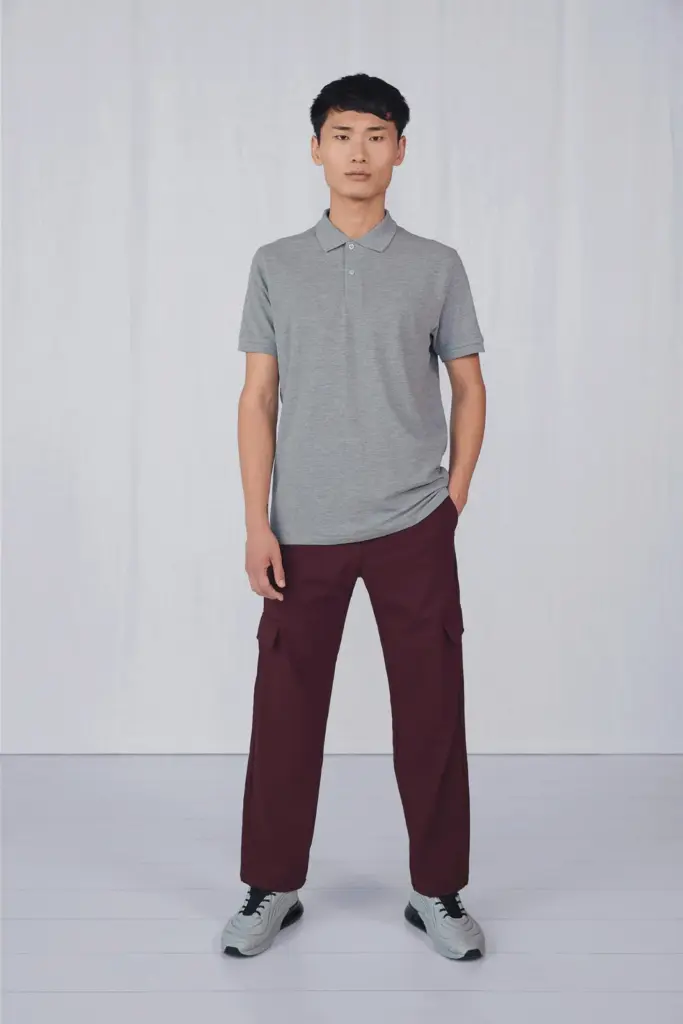 Men's organic polo shirt — productfoto 2