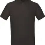 Men's organic polo shirt, black — productfoto 14